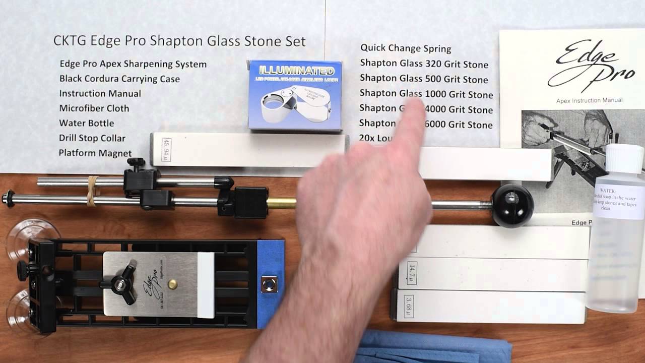 Cktg Edge Pro Apex Shapton Glass Set Quick Look Youtube
