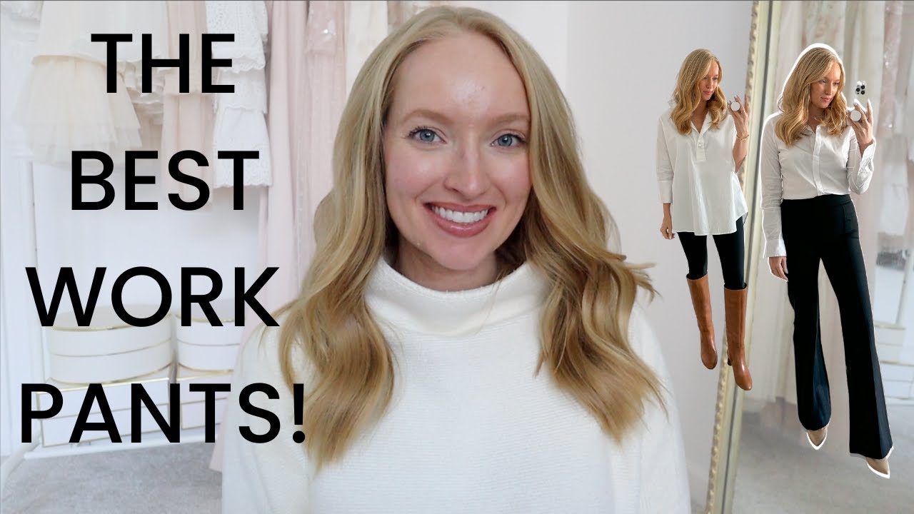 best work pants for women - pants for the workplace - 40+style