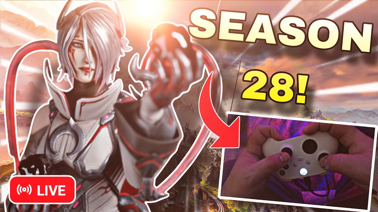 #1 UPSIDE DOWN CONTROLLER PLAYER PLAYS Apex Legends Season 28! 🤯👀 #ApexLegends