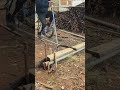 This is the most relaxing method I have ever seen for cutting wood.