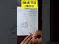 Binary tree and Subtree in Java #java #javadevelopment #javaprogramming