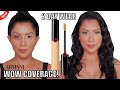 2 DAY WEAR *new* ARMANI BEAUTY POWER FABRIC + MATTE CONCEALER  *dry undereyes* | MagdalineJanet