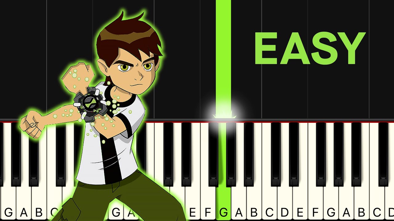 Ben 10 Sheet music for Piano (Solo) Easy