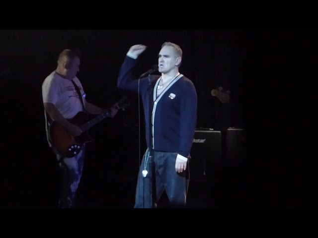 Morrissey - Who Will Protect Us From the Police @ Theater at Madison Square Garden 2017 class=