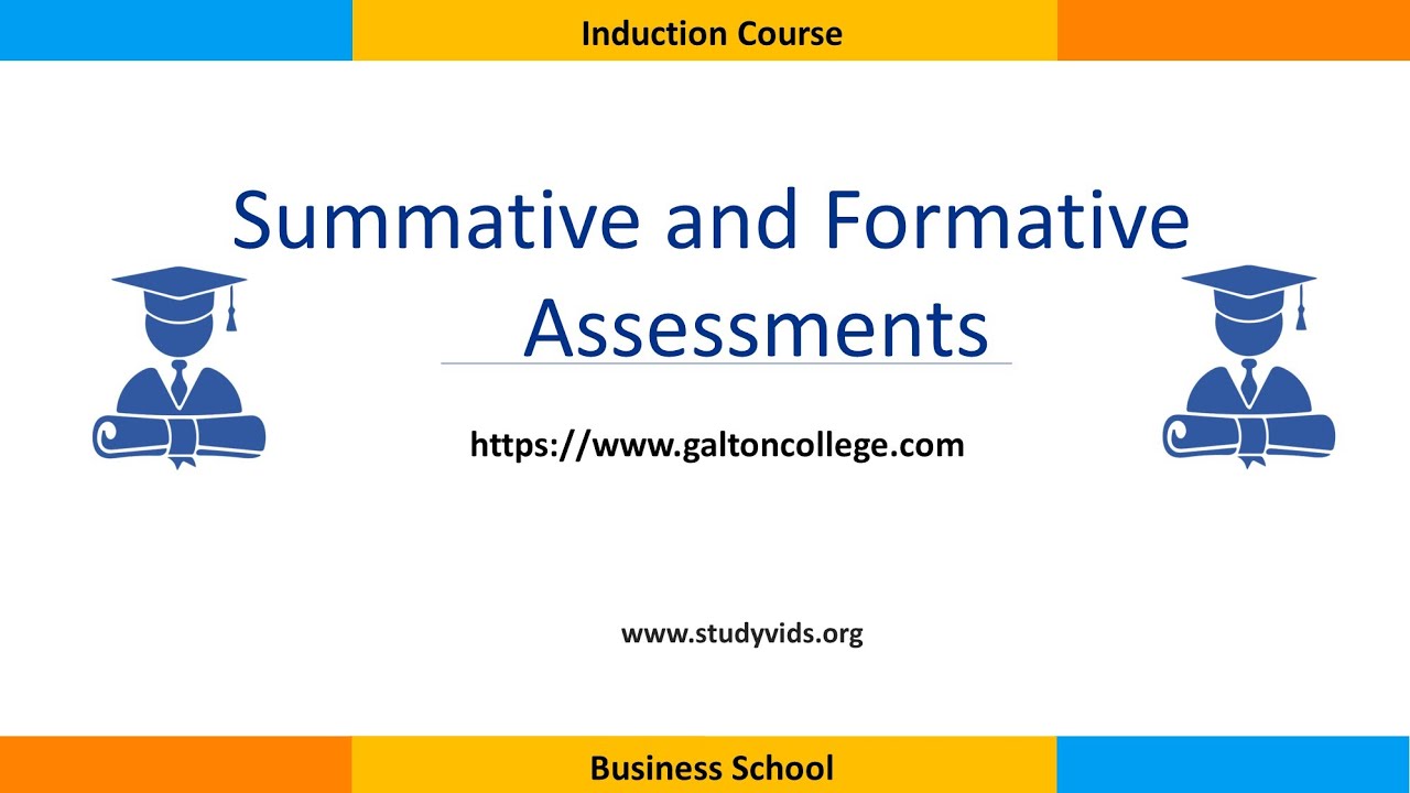 Summative and Formative Assessments - YouTube