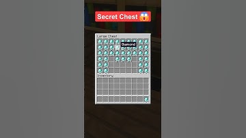 Minecraft Easy Secret Chest😱 #shorts
