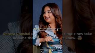 Shreya Ghoshal explains the process of recording \