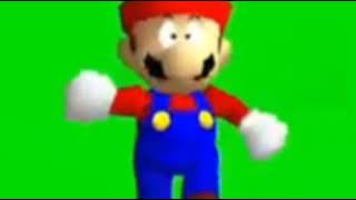 Mario running green screen remastered