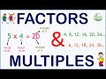 How to identify the factors and multiples of a number the quickest way