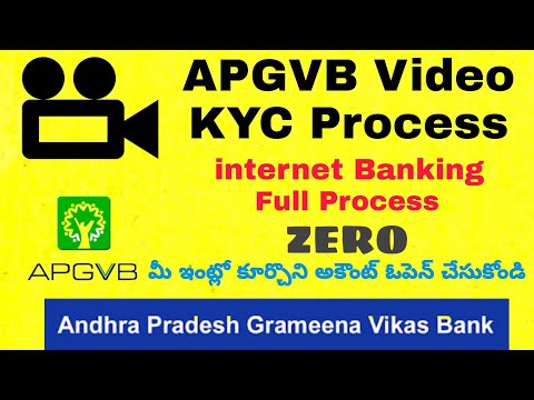 APGVB Video Call KYC Process in Telugu || APGVB Mobile Banking Login Process in Telugu || APGVB