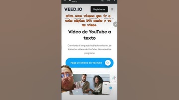 como hago para convertir un video a texto edicion #minitutorial #paginasweb #aprendeencasa