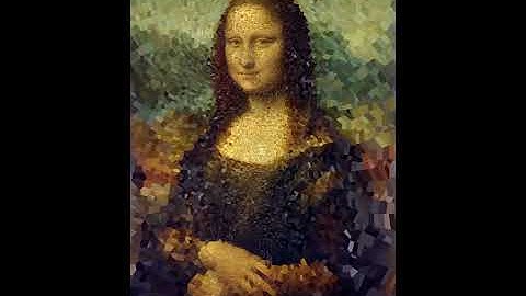 Voronoi draws the Mona Lisa