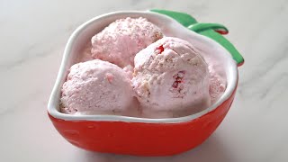 Cottage Cheese Strawberry Ice Cream | Viral TikTok Recipe