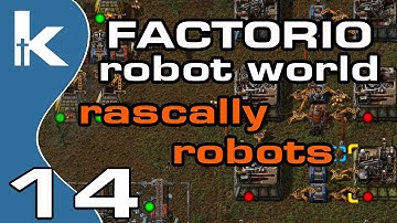 Factorio Rascally Robots | Robot World Mod Ep 14