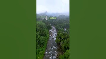 kerala flood 2024..wayanad landslide.. 😭before and after video.. nature.#flood #kerala #keralaflood