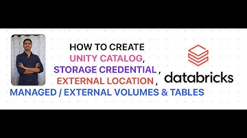 Create Unity Catalog , StorageCredentials , ExternalLocations & Managed/External Volumes Databricks