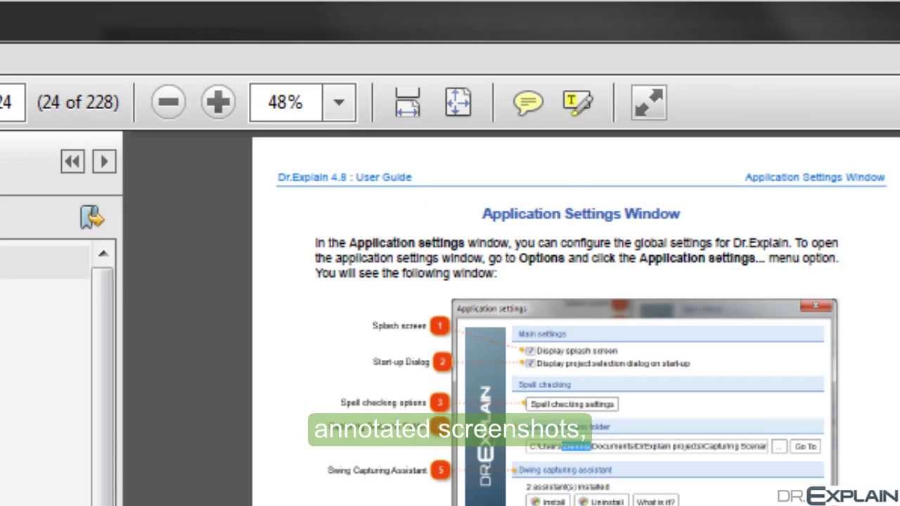 How to create user manuals and help files in PDF with Dr.Explain - YouTube