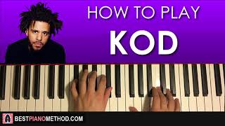 HOW TO PLAY - J. Cole - KOD (Piano Tutorial Lesson) screenshot 5