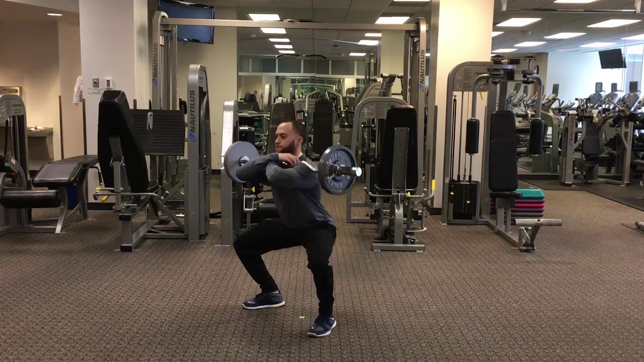 Barbell Front Squat - YouTube
