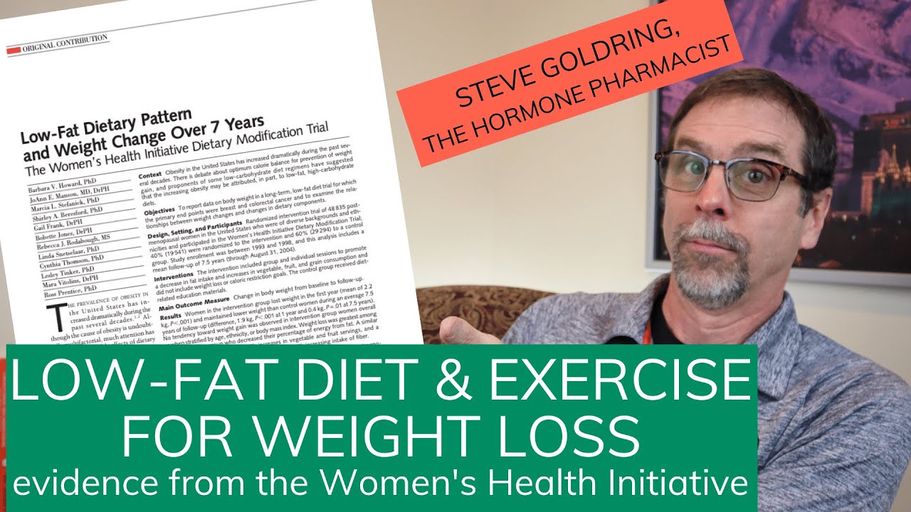Lowfat diet and exercise for weight loss Evidence from The Women's