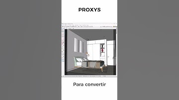 ¿Cómo crear PROXYS en V-Ray? #render #vray #sketchup #archviz #3d
