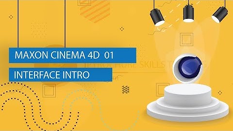 CINEMA 4D BEGINNER TUTORIAL 01-INTERFACE INTRO