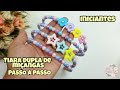 Tiara Dupla de pérolas e miçangas by Gaby Mendes / venda muito neste verão!