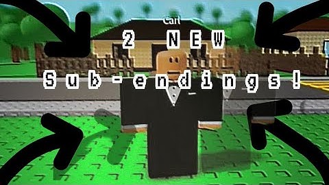 Roblox NPCs are Becoming Smart! - Getting the NEW Sub Endings
