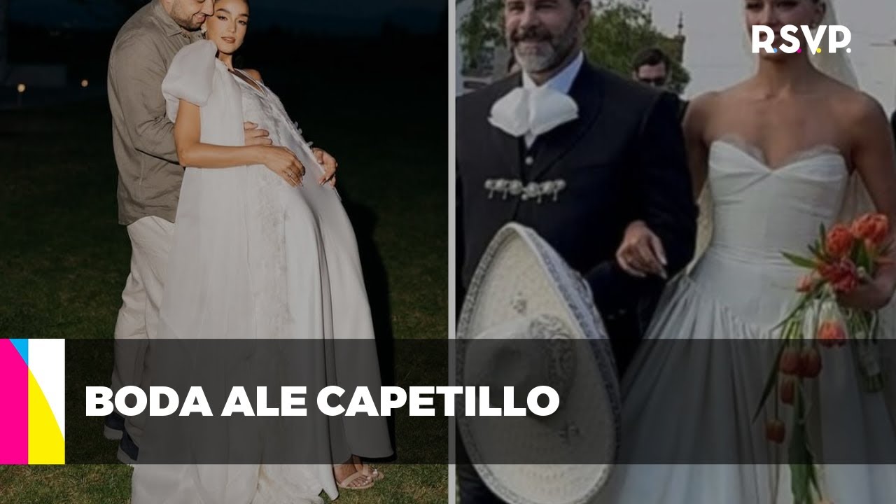 La boda de Ale Capetillo: fusión de culturas y moda nupcial| RSVP