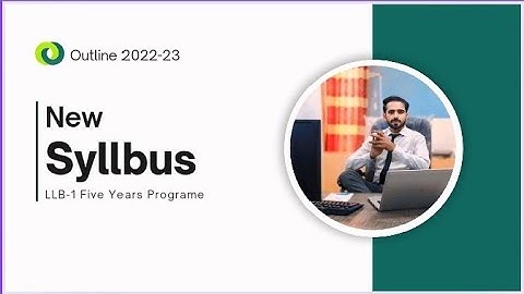 Outlines LLb Part 1| Rai Waseem Adv