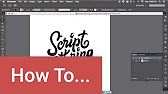 How to Vector Hand Lettering - YouTube