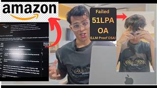 Amazon SDE1 OA(₹51 Lakhs CTC) – LLM-Proof DSA Question | Solved by Kumar K(SDE @ Amazon)