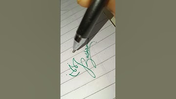 Bushra Name signature style✒️✒️ 💯👌❤💡#shortsviral