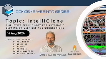 COMOSYS WEBINAR SERIES - IntelliClone :  Automatic Cloning of User Defined Connections