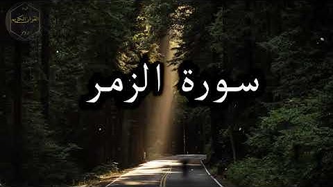 سورة "الزمر" كاملة قراءة خاشعه للقارئ اسلام صبحي🎧🤎