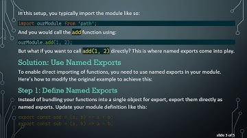 How to Import Functions Directly from a Module in JavaScript