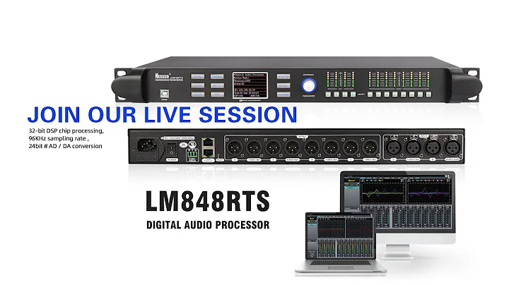 Nuoxun Audio LM848RTS Digital Audio Processor - Panel introduction