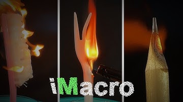 Gas burner burning things close up | macro photography | macro video | ASMR