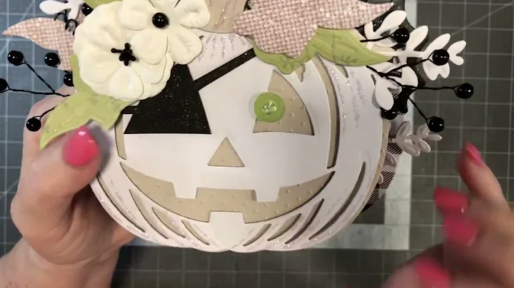 Pumpkinland easel cards made with Anna Griffin pum...