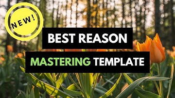 Best Reason Mastering Template (for Propellerheads Reason 10 & Reason 9)
