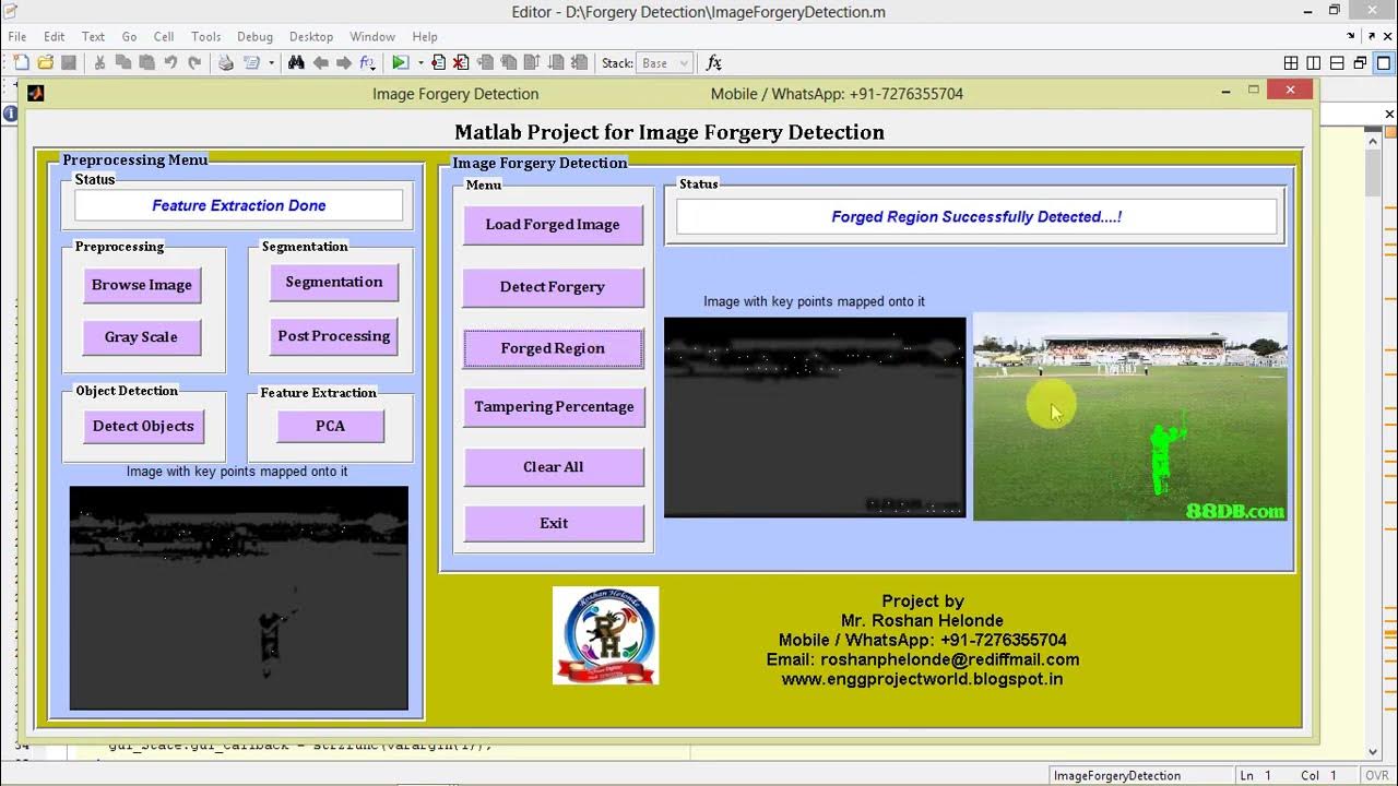 Image Forgery Detection Using Matlab | Image Forgery Detection Using ...