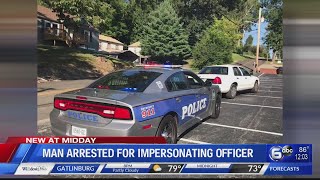 Knoxville teen arrested for impersonation of police officer