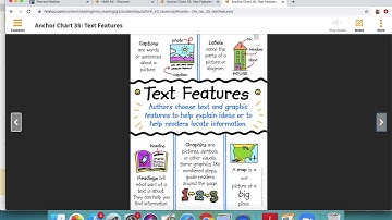 Informational Text Features