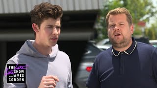 Shawn Mendes Parks In James Corden's Spot #LateLateShawn