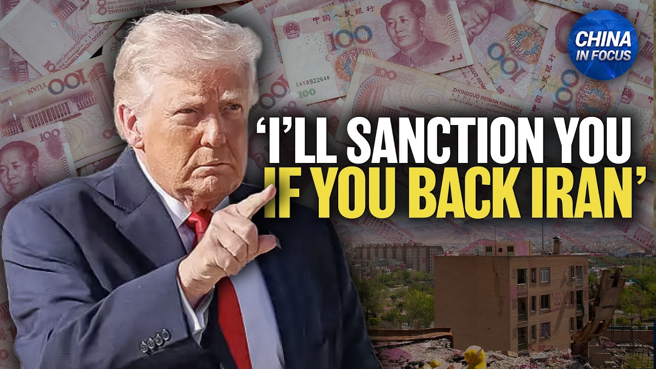 The United States is waging economic warfare against Iran. Treasury Secretary Scott Bessent says he warned Chinese banks that doing business with Iran could trigger U.S. sanctions.

New details are emerging about China’s theft of cutting-edge U.S. AI technology. Lawmakers warn it is a growing national security threat.

China is growing upset over a Japanese warship passing through the Taiwan Strait. Meanwhile, Japan is taking a more assertive defense stance—preparing to relax weapons export restrictions and secure Pacific sea lanes.

New Zealand is sending surveillance aircraft to waters near China. Why is the island nation deploying military planes thousands of miles away?

00:00 Intro
01:08 Bessent Warns of Sanctions on Chinese Banks Aiding Iran
03:56 Trump: Hormuz Strait Completely Open & Ready for Business
05:35 Trump: Israel Banned from Bombing Lebanon, ‘Enough Is Enough’
06:15 U.S. Blockade to Target Iranian Ships Worldwide | Analysis
06:45 China-Linked “Dark Fleet” Evades U.S. Sanctions
08:26 U.S. Intensifies Crackdown on “Dark Fleet” Ships
10:34 U.S. Authorizes Warning Shots for Non-Compliant Ships
12:57 Lawmakers Warn of China’s AI Chip Smuggling Tactics
14:57 U.S. Expands Visa Restrictions in Western Hemisphere
15:46 Japanese Warship Transits Through the Taiwan Strait
16:38 Japan to Relax Weapons Export Restrictions
17:42 Australia to Buy Naval Frigates from Japan
18:12 Japan to Strengthen Defense of Pacific Sea Lanes
18:43 NZ Surveillance Flights Near China; Beijing Protests
19:44 Philippines, U.S. to Build Supply Chain Hub
20:27 Indonesia Identifies Mysterious Chinese Sea Device

🇺🇸 Stay updated with breaking news, special reports, and LIVE COVERAGE on NTD: https://ept.ms/NTDlive_

💛 Support us to fight for the truth:
https://donorbox.org/china-in-focus
  
🔵 Sign up for our NEWSLETTER and stay in touch:
https://www.ntd.com/newsletter.htm

🧶 'The Final War' Documentary DVD:  
https://www.ntdgiftshop.com/product-page/the-final-war-documentary-dvd-a-100-year-plot-to-defeat-america

-
© All Rights Reserved.