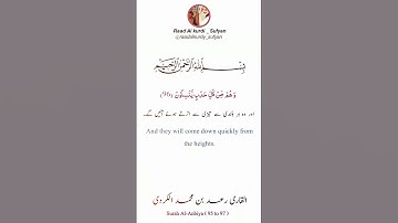 Raad Al kurdi Whatsapp status with Urdu translation / سورة الأنبياء رعد الكردي