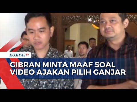 Video Ajakan Pilih Ganjar Diduga Langgar UU Pemilu, Gibran Siap Hadapi Konsekuensi