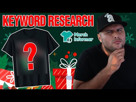 Merch By Amazon Tutorial  - How To Write A Amazon Merch Listing For Christmas (Using Merch Informer)