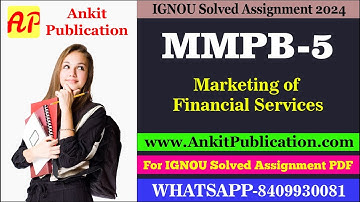 IGNOU MMPB-5 Solved Assignment 2024 for January 2024 and July 2024 Session