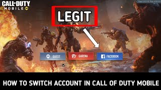 HOW TO SWITCH ACCOUNT | CALL OF DUTY MOBILE